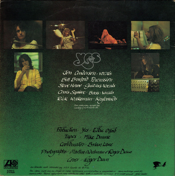 Yes : Close To The Edge (LP, Album, RE, Gat)