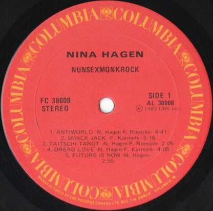 Nina Hagen : Nunsexmonkrock (LP, Album)