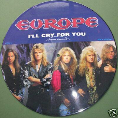 Europe (2) : I'll Cry For You (12", Single, Ltd, Pic)