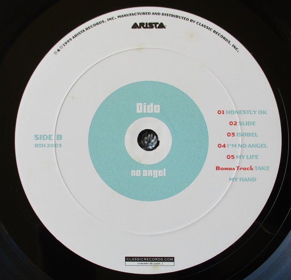 Dido : No Angel (LP, Album, RE, Gat)