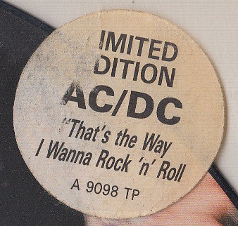 AC/DC : That's The Way I Wanna Rock N Roll (12", Single, Ltd, Pic)