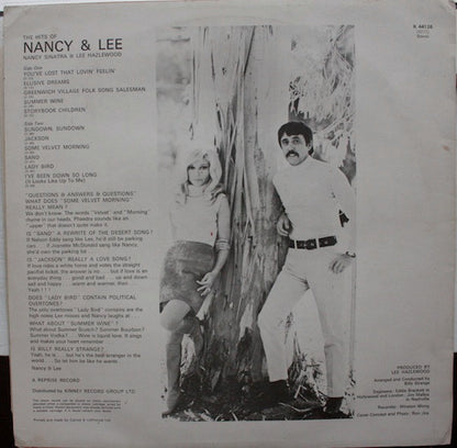 Nancy Sinatra & Lee Hazlewood : Nancy & Lee (LP, Album, RE)