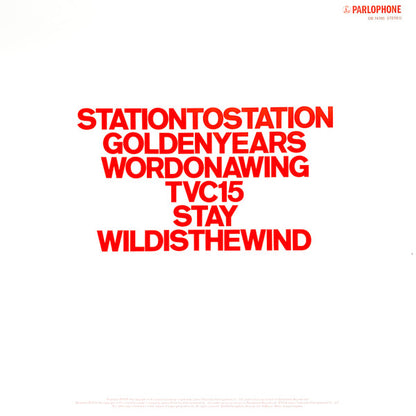 David Bowie : Station To Station (LP, Album, Ltd, RE, RM, RP, Whi)