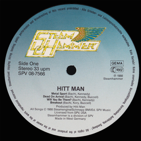 Hitt Man* : Hitt Man (LP, Album)