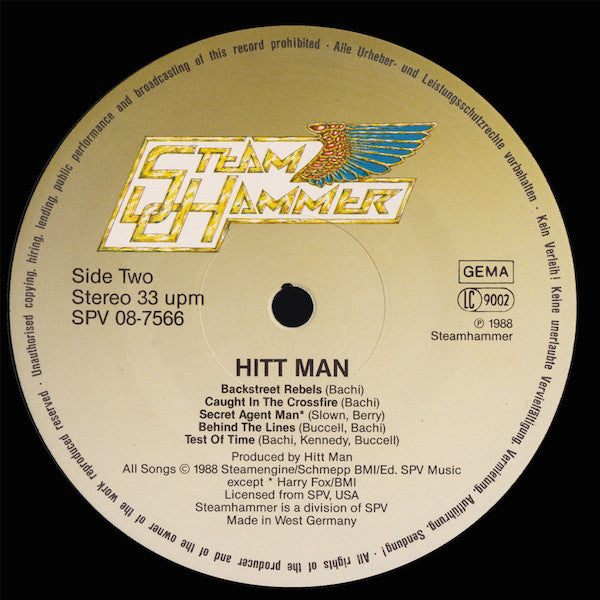 Hitt Man* : Hitt Man (LP, Album)