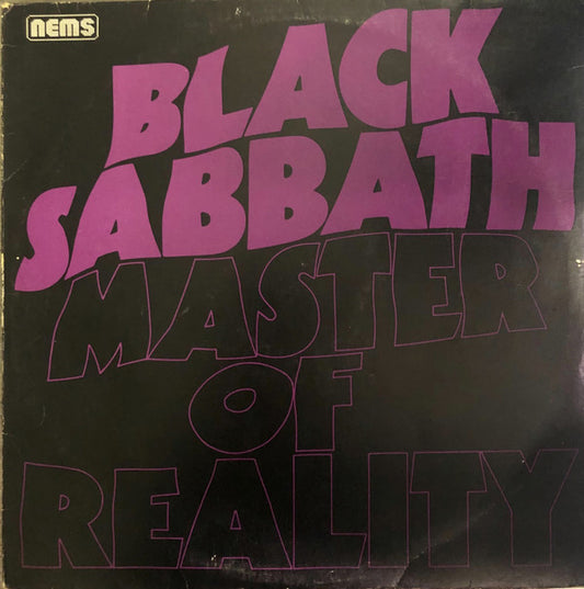 Black Sabbath : Master Of Reality (LP, Album, RE)