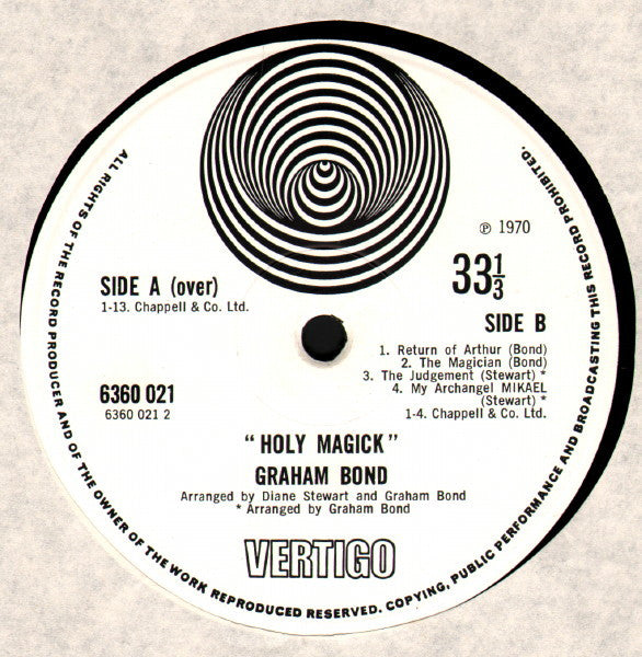 Graham Bond : Holy Magick (LP, Album, Gat)