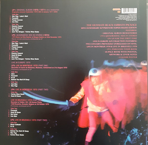 Black Sabbath : Paranoid Super Deluxe (LP, Album, RE, RM, Gat + LP, Album, RE, Gat + 3xLP)