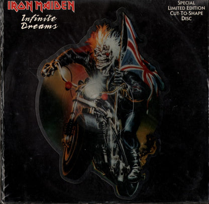 Iron Maiden : Infinite Dreams (7", Shape, Single, Ltd, Pic)