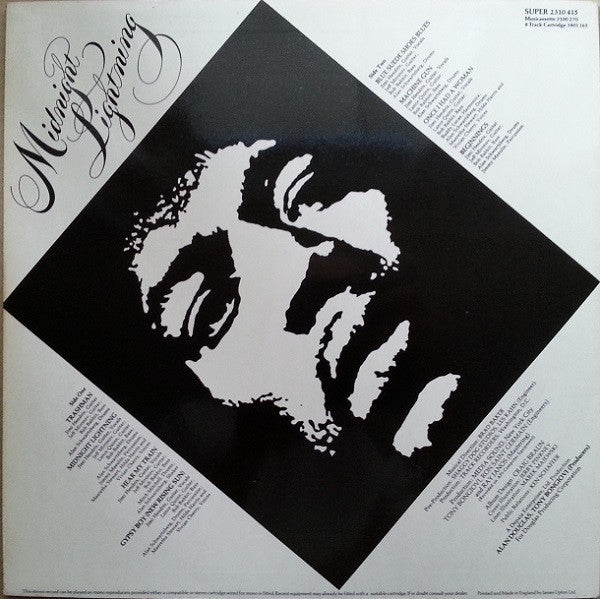 Jimi Hendrix : Midnight Lightning (LP, Album)