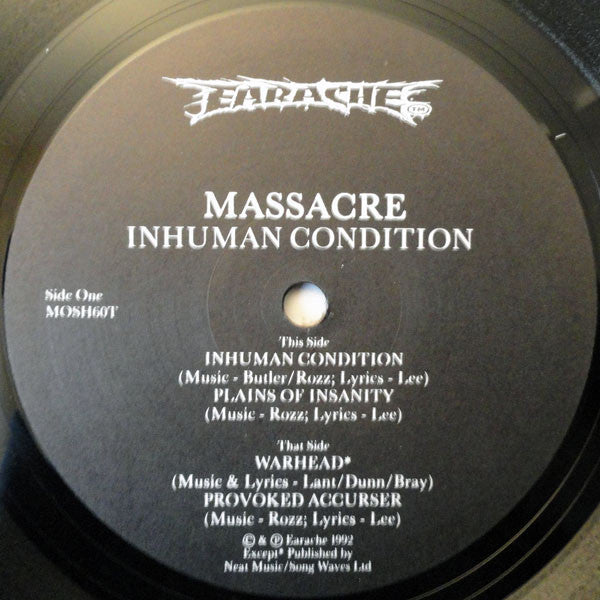 Massacre : Inhuman Condition (12", EP)