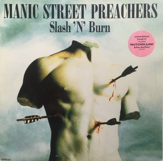 Manic Street Preachers : Slash 'N' Burn (12", Single, Ltd, Art)