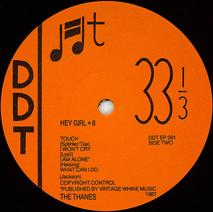 The Thanes : Hey Girl + 6 (12", EP)