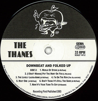 The Thanes : Downbeat And Folked Up (LP, Album)