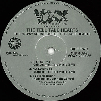 The Tell-Tale Hearts : The "Now" Sound Of The Tell-Tale Hearts (12", EP, Mono)