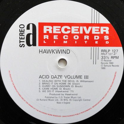 Hawkwind : Acid Daze Volume 3 (LP, Comp)
