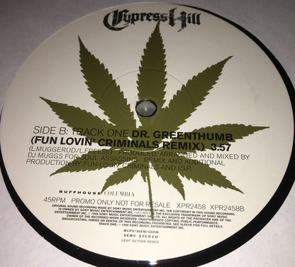 Cypress Hill : Dr. Greenthumb (12", Promo)