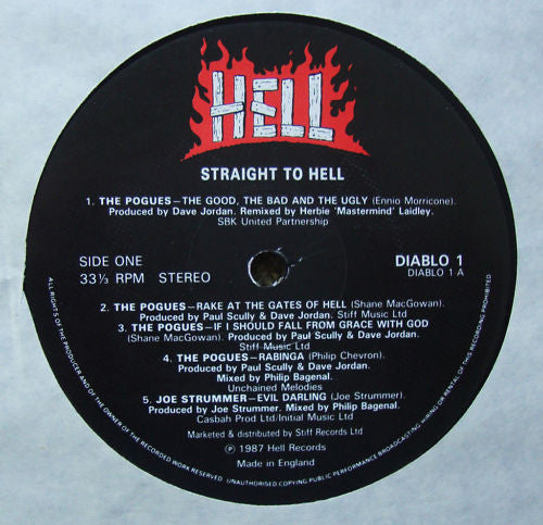 Various : Straight To Hell (LP, Album, Sou)