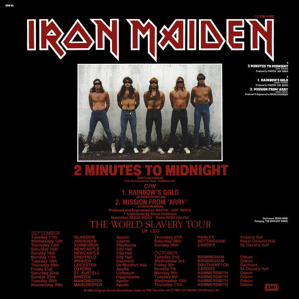 Iron Maiden : 2 Minutes To Midnight · Aces High (2x12", Comp, Ltd)