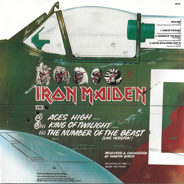 Iron Maiden : 2 Minutes To Midnight · Aces High (2x12", Comp, Ltd)