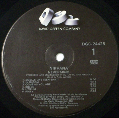 Nirvana : Nevermind (LP, Album)
