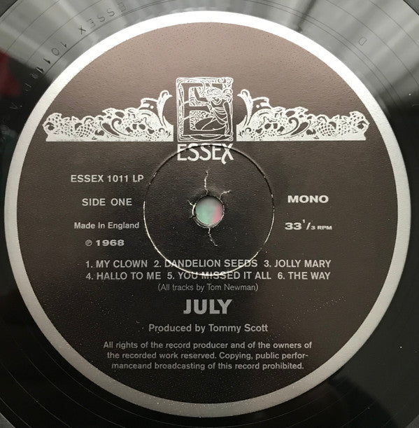 July (3) : July (LP, Mono, Ltd, RE + 7", Single, Ltd, RE)