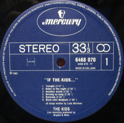 The Kids : If The Kids ... - Live (LP, Album)