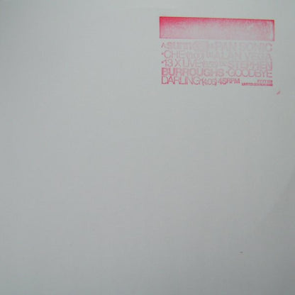 Sunn O))) & Pan Sonic / Alan Vega / Stephen Burroughs* : Che (10", Ltd, Num, Whi)