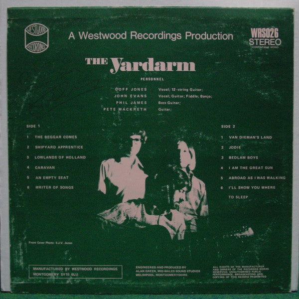 The Yardarm : The Yardarm (LP)