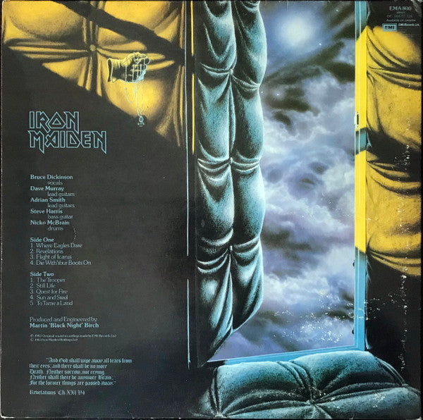 Iron Maiden - Piece Of Mind (LP, Album, Gat) (Very Good Plus (VG