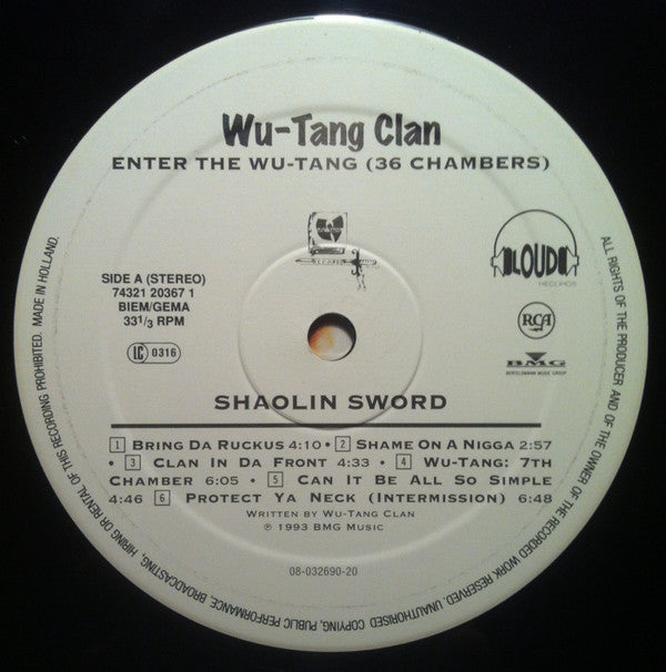Wu-Tang Clan : Enter The Wu-Tang (36 Chambers) (LP, Album)