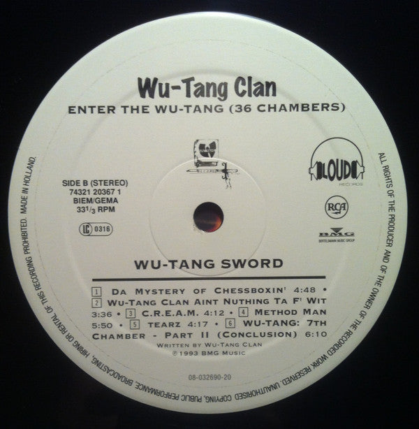Wu-Tang Clan : Enter The Wu-Tang (36 Chambers) (LP, Album)