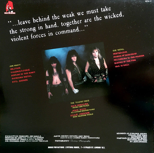 Exciter : Violence & Force (LP, Album)