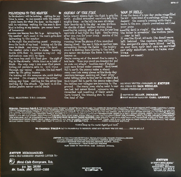 Exciter : Violence & Force (LP, Album)