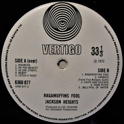 Jackson Heights : Ragamuffins Fool (LP, Album)