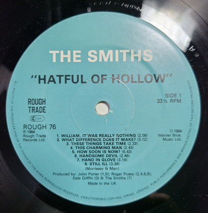 The Smiths : Hatful Of Hollow (LP, Comp, RE, Lyn)