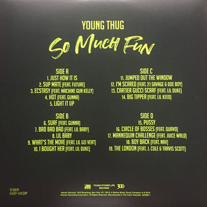Young Thug (2) : So Much Fun (2xLP, Album, Club, RE, Gre)