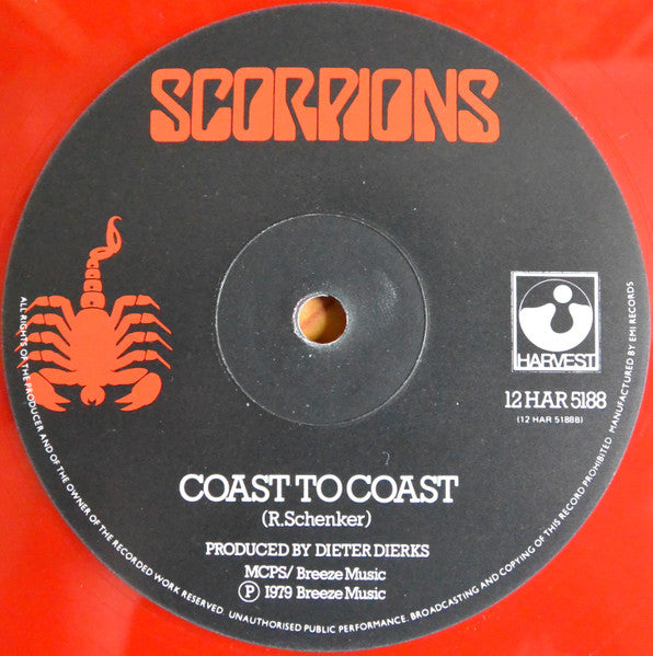 Scorpions : Lovedrive (12", Red)