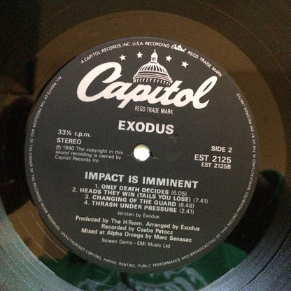 Exodus (6) : Impact Is Imminent (LP, Album)