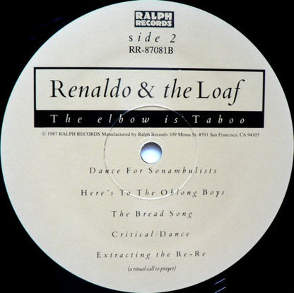 Renaldo & The Loaf : The Elbow Is Taboo (LP, Album)