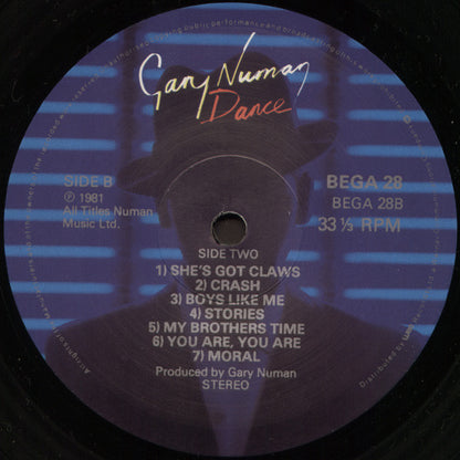 Gary Numan : Dance (LP, Album, Gat)