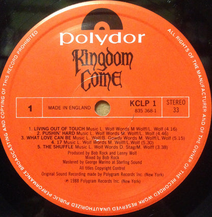Kingdom Come (2) : Kingdom Come (LP, Album)
