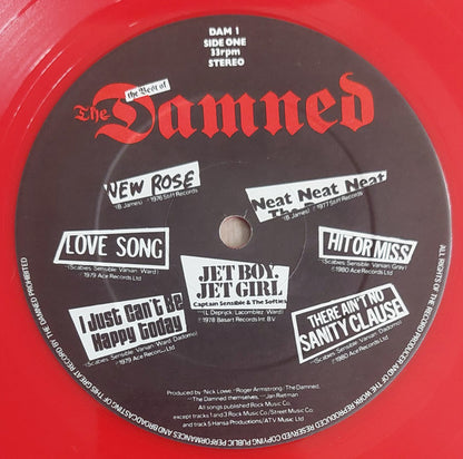 The Damned : Another Great Record From The Damned: The Best Of The Damned (LP, Comp, Red)