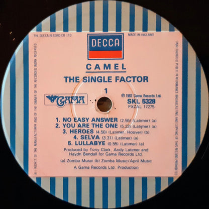Camel : The Single Factor (LP, Album)