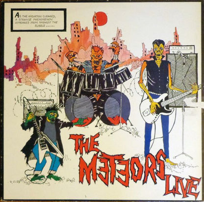 The Meteors (2) : The Meteors Live (LP, Album)