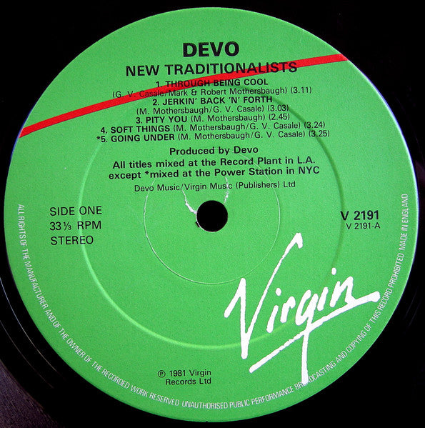 Devo : New Traditionalists (LP, Album)