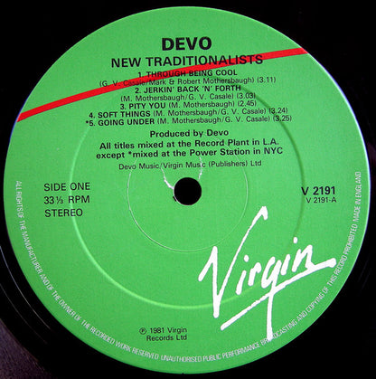 Devo : New Traditionalists (LP, Album)