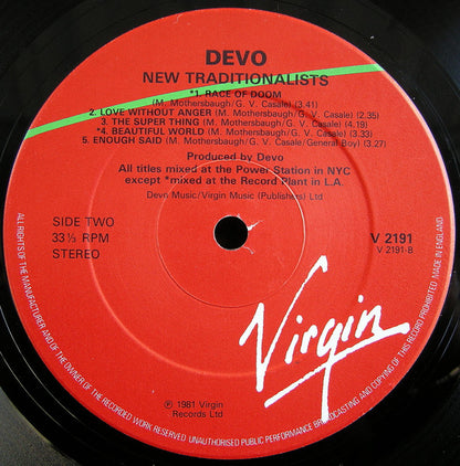 Devo : New Traditionalists (LP, Album)