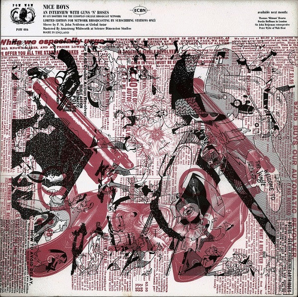 Guns 'N' Roses* : Nice Boys (12", Ltd, Unofficial, Red)