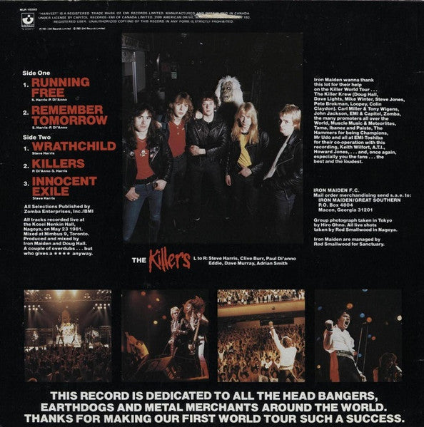 Iron Maiden : Maiden Japan (12", MiniAlbum, Don)